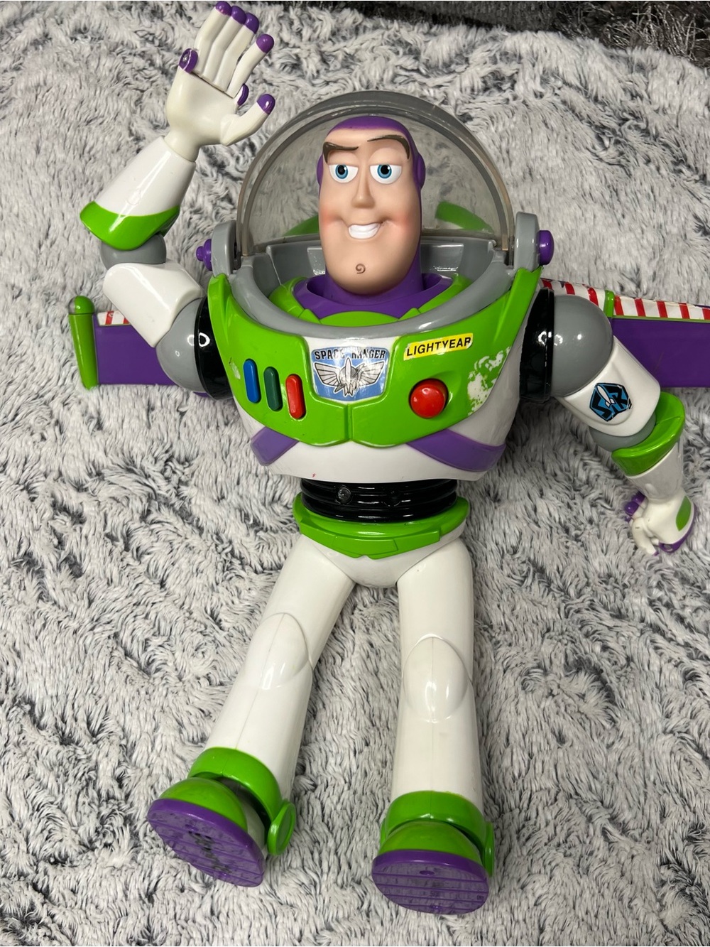 Disney Buzz Lightyear Toy - White, Green & Purple